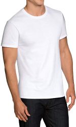 Wholesale Footwear Fruit Of The Loom Men's White Crew Neck Undershirt Assorted Sizes S-xl