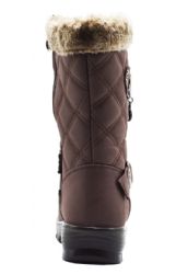 Wholesale Footwear Women's Boots With Fur Lining Comfortable Color Brown Size 6-11