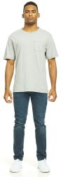 Wholesale Footwear Men's Cotton Pocket T-Shirt In Assorted Color Size Large
