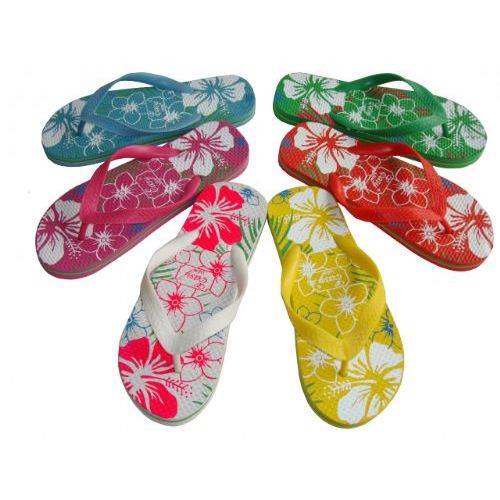 Wholesale Footwear Lady Printed Flip Flop
