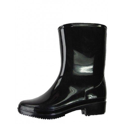 Wholesale Footwear Women's Water Proof Ankle Height Soft Rubber Rain Boots