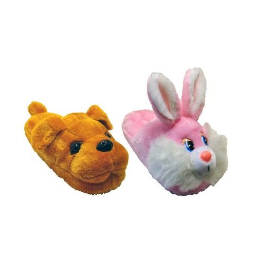 Wholesale Footwear Ladies Plush Animal Slipper