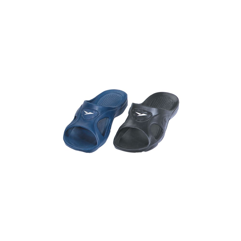 Wholesale Footwear Men's Sandals In Black And Blue