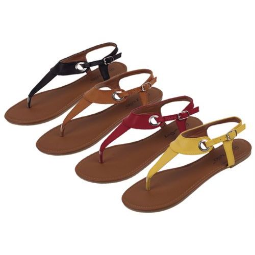 Wholesale Footwear Ladies' Fashion Sandals In Assorted Color Distributor