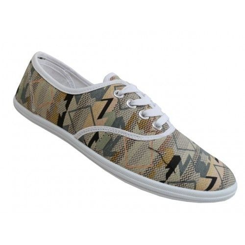 Wholesale Footwear Women's Print Canvas Shoes