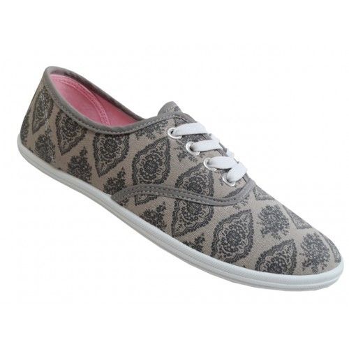 Wholesale Footwear Women's Print Canvas Shoes