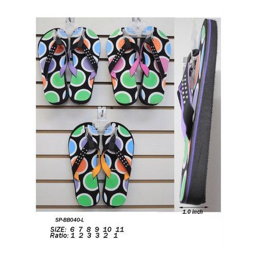 Wholesale Footwear Ladies Printed Flip Flop