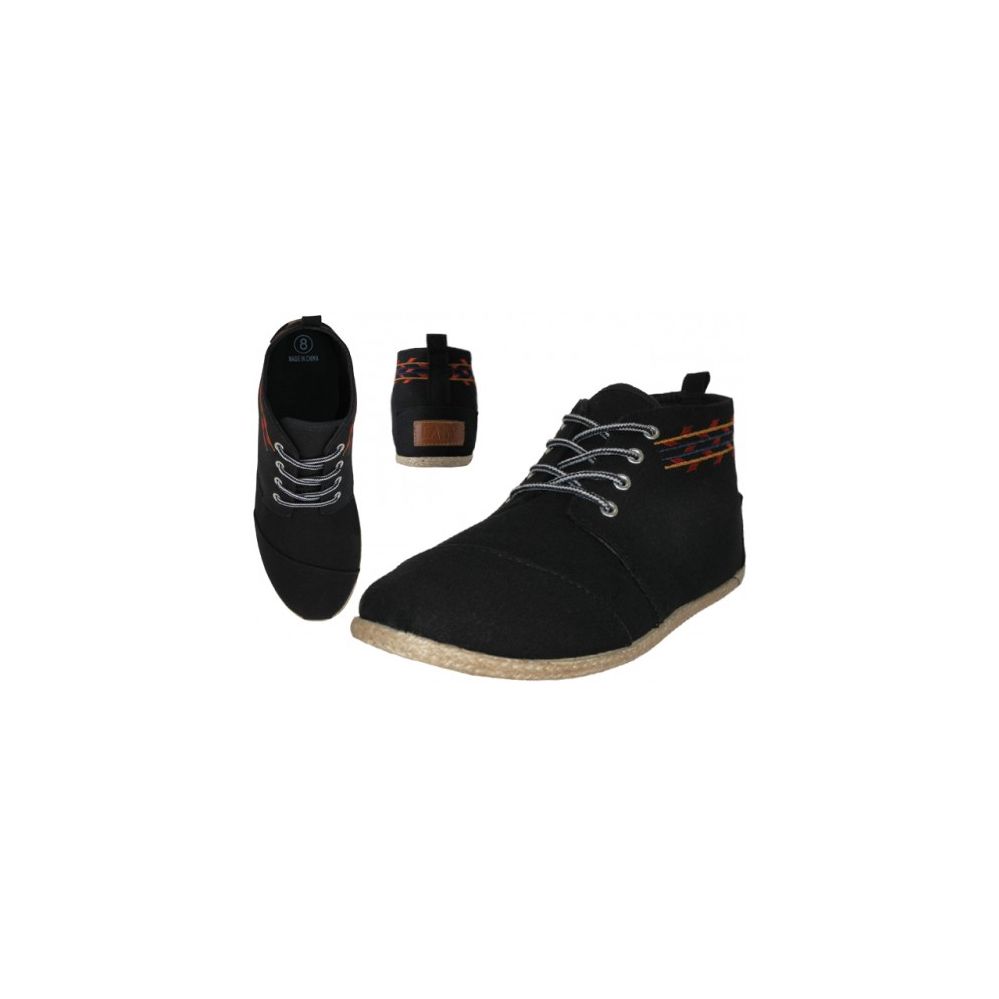 Wholesale Footwear Women's Canvas Shoes Black