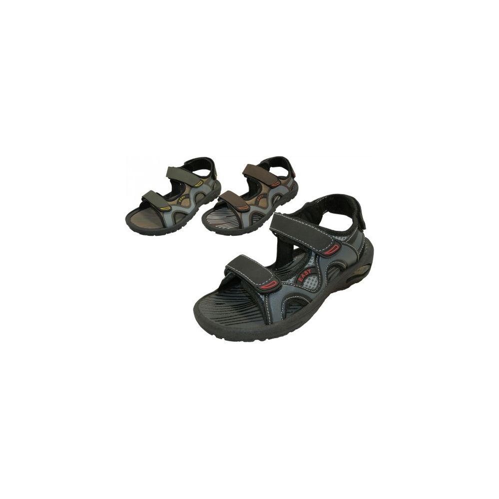 Wholesale Footwear Men's Velcro Strap Sandals