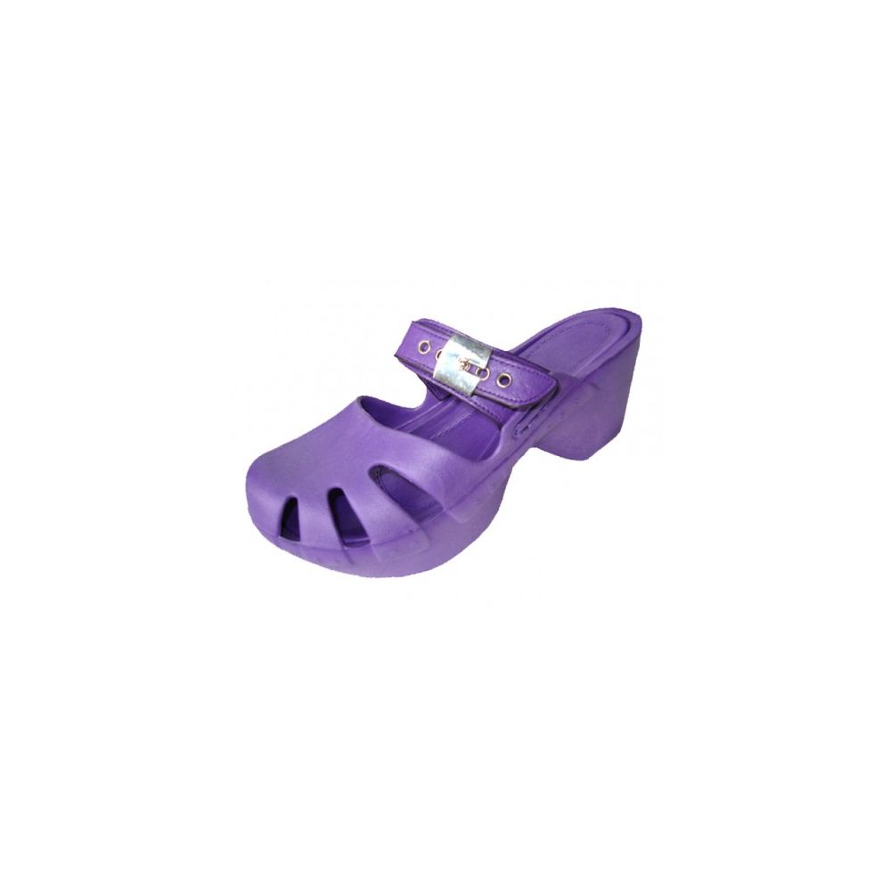 Wholesale Footwear Girls' Wedge Clogs In Purple