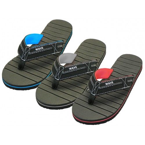 Wholesale Footwear Men's Wave Soft Sport Thong Sandals