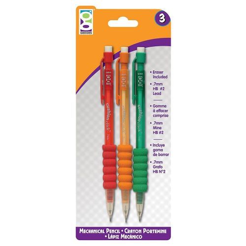 Wholesale Footwear Cushion Click 0.7 Mm Mechanical Pencil Pack 3 Count