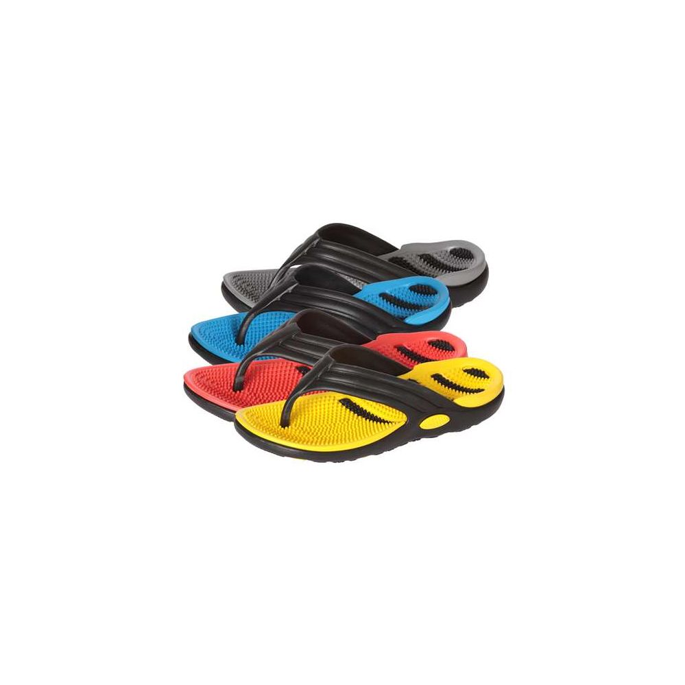 Wholesale Footwear Men's Massage Sole Flip Flops