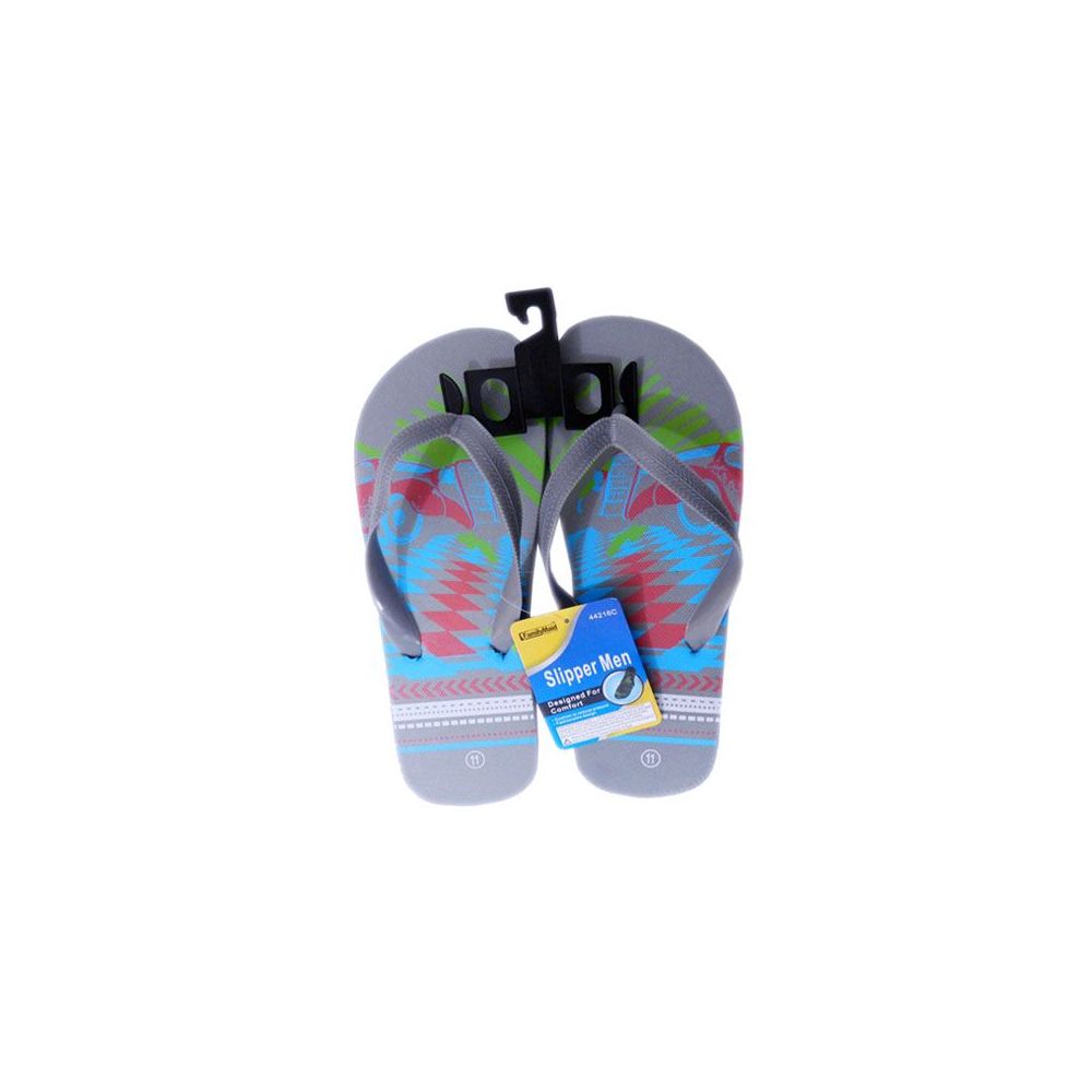 Wholesale Footwear Mens Printed Flip Flops