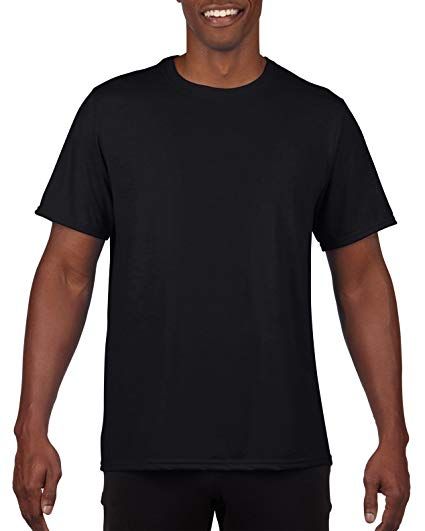 Wholesale Footwear Mens Cotton Crew Neck Short Sleeve T-Shirts Black, Small