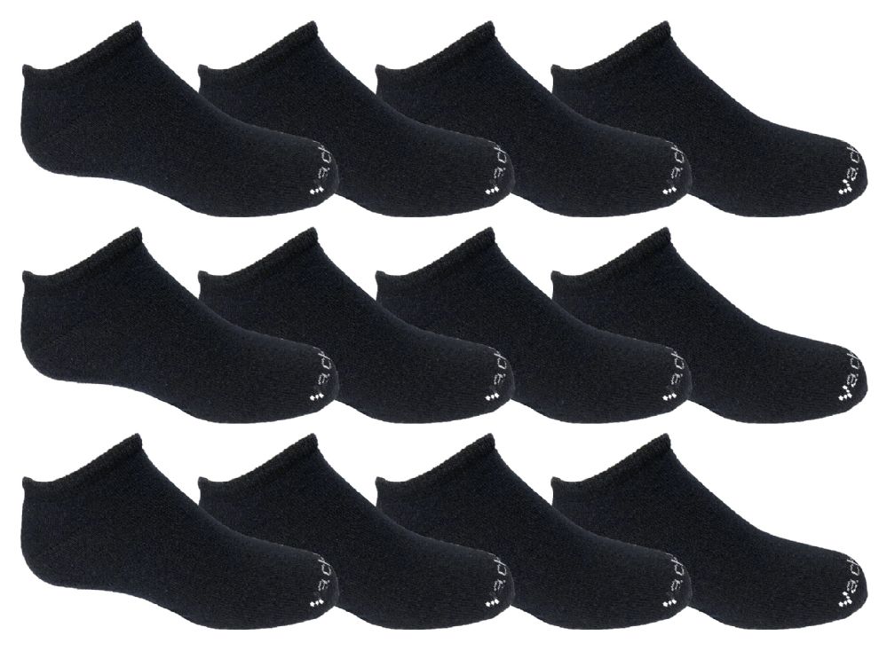 Wholesale Footwear Yacht & Smith Kids Unisex Low Cut No Show Loafer Socks Size 6-8 Solid Navy