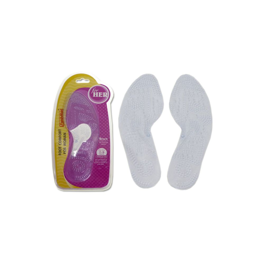 Wholesale Footwear 1 Pair Women's Gel Insoles