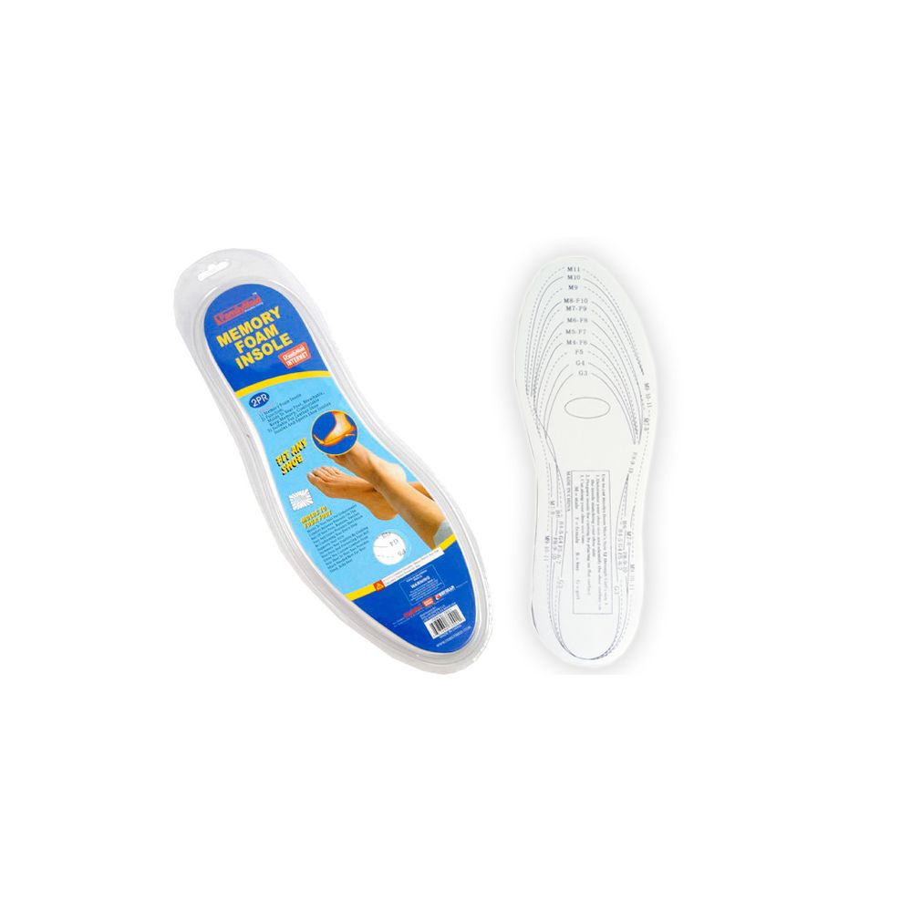Wholesale Footwear 1 Pair Memory Foam Insoles