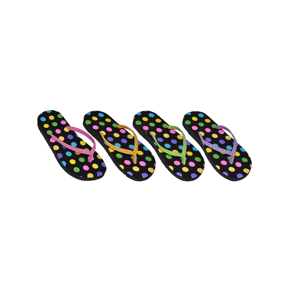 Wholesale Footwear Girls Printed Flip Flops Size 11-4