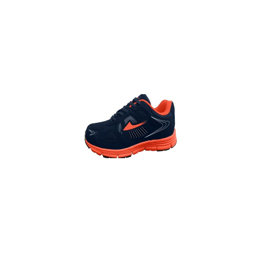 Wholesale Footwear Mens Sneakers In Blue And Orange