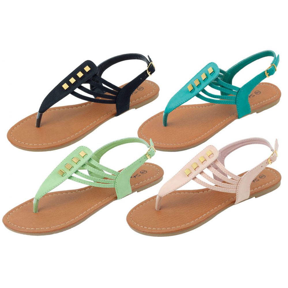 nude jeweled sandals