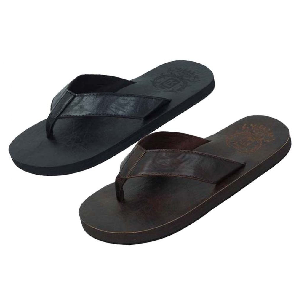Wholesale Footwear Mens Sandal Black And Brown Assorted