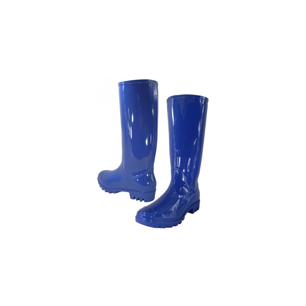 Wholesale Footwear Women's 13.5 Inch Rain Boots In Royal Blue Sizes 5-10