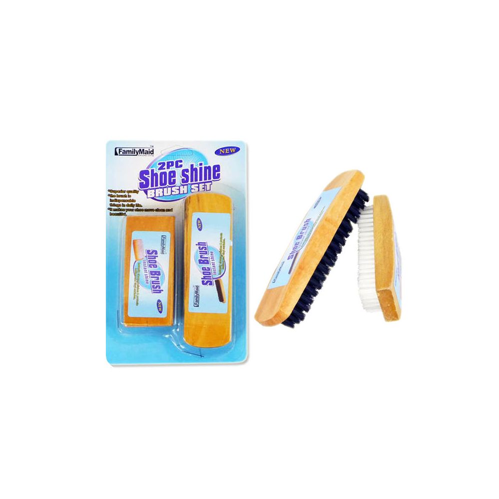 Wholesale Footwear 2 Piece Shoe Brushes
