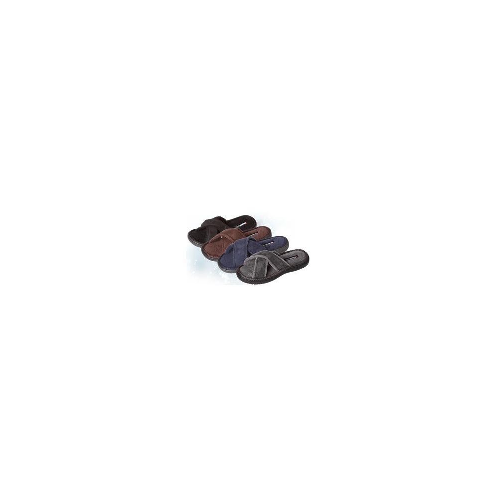 Wholesale Footwear Boys Open Toe Cross Slippers In Assorted Sizes And Colors Per Case