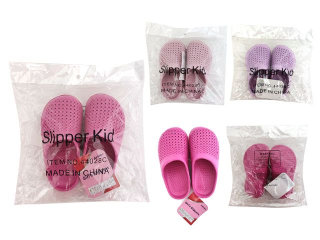 Wholesale Footwear Girl's Eva Slippers
