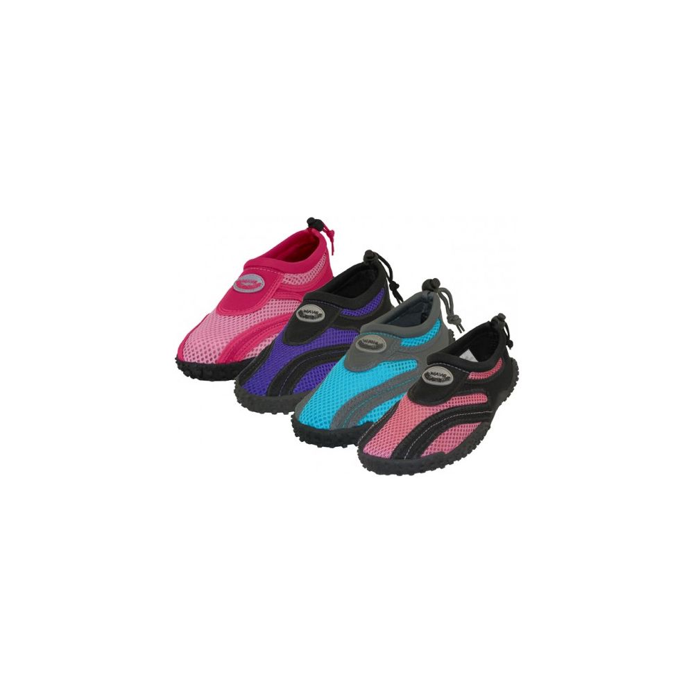 Wholesale Footwear Women's "wave" Aqua Socks In Assorted Colors