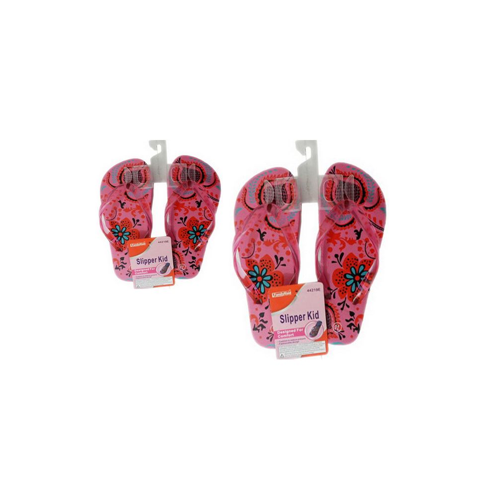 Wholesale Footwear Slipper For Girl 6asst Color Size 6-10
