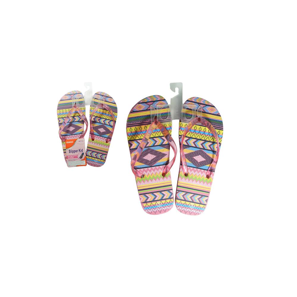 Wholesale Footwear Slipper For Girl 6 Asst Clr Size 6-10