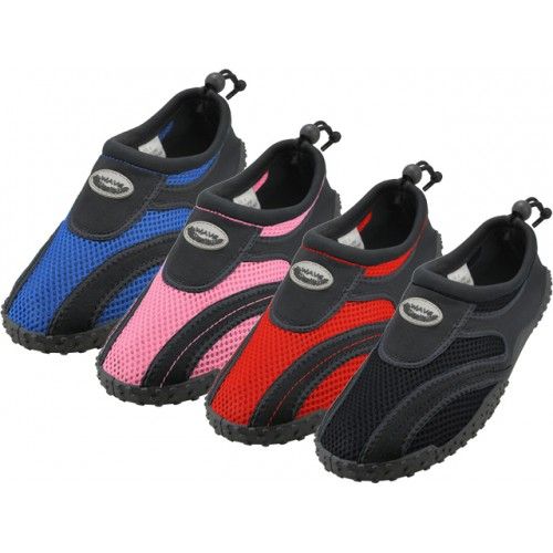 Wholesale Footwear Youth's Wave Aqua Socks