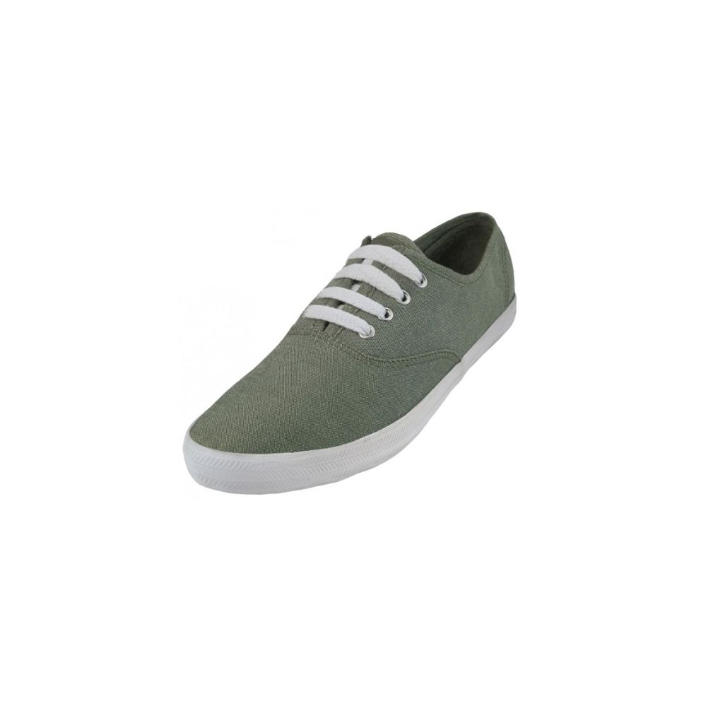Wholesale Footwear Women's Chambray Lace Up Shoes