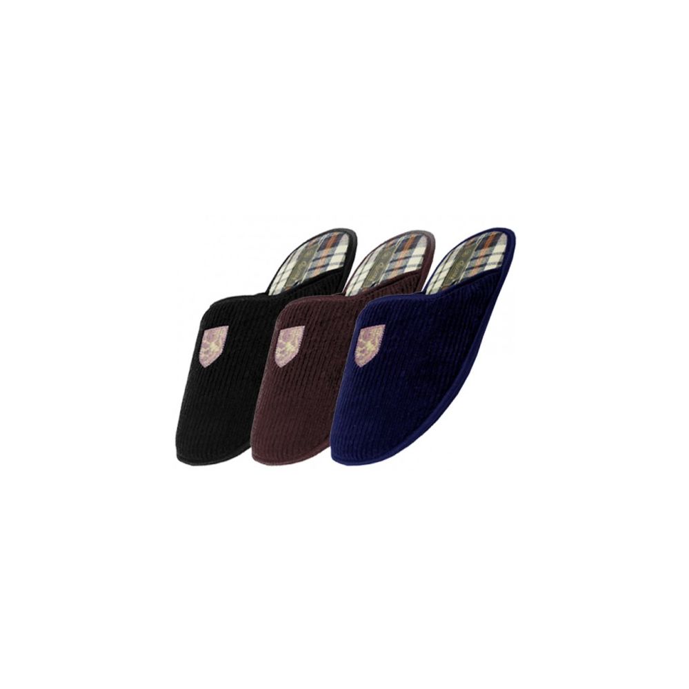 Wholesale Footwear Boy's Cotton Corduroy Embroidery Upper House Slippers