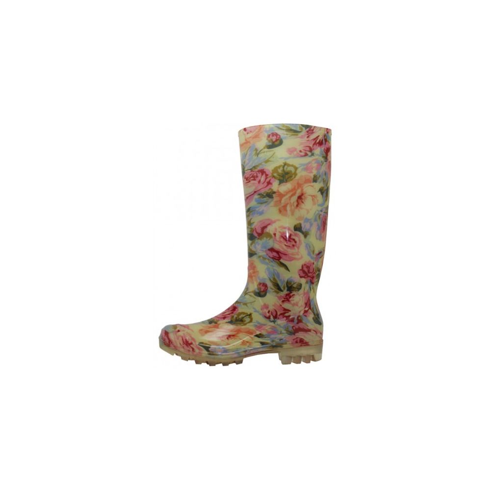 Wholesale Footwear Women's 13.5 Inches Water Proof Soft Rubber Rain Boots