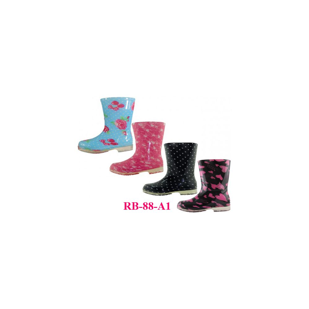 Wholesale Footwear Wholesale Children's Printed Rain Boots