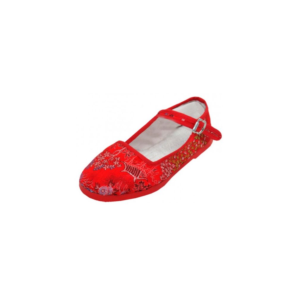 Wholesale Footwear Girls' Brocade Mary Janes ( Red Color Only)