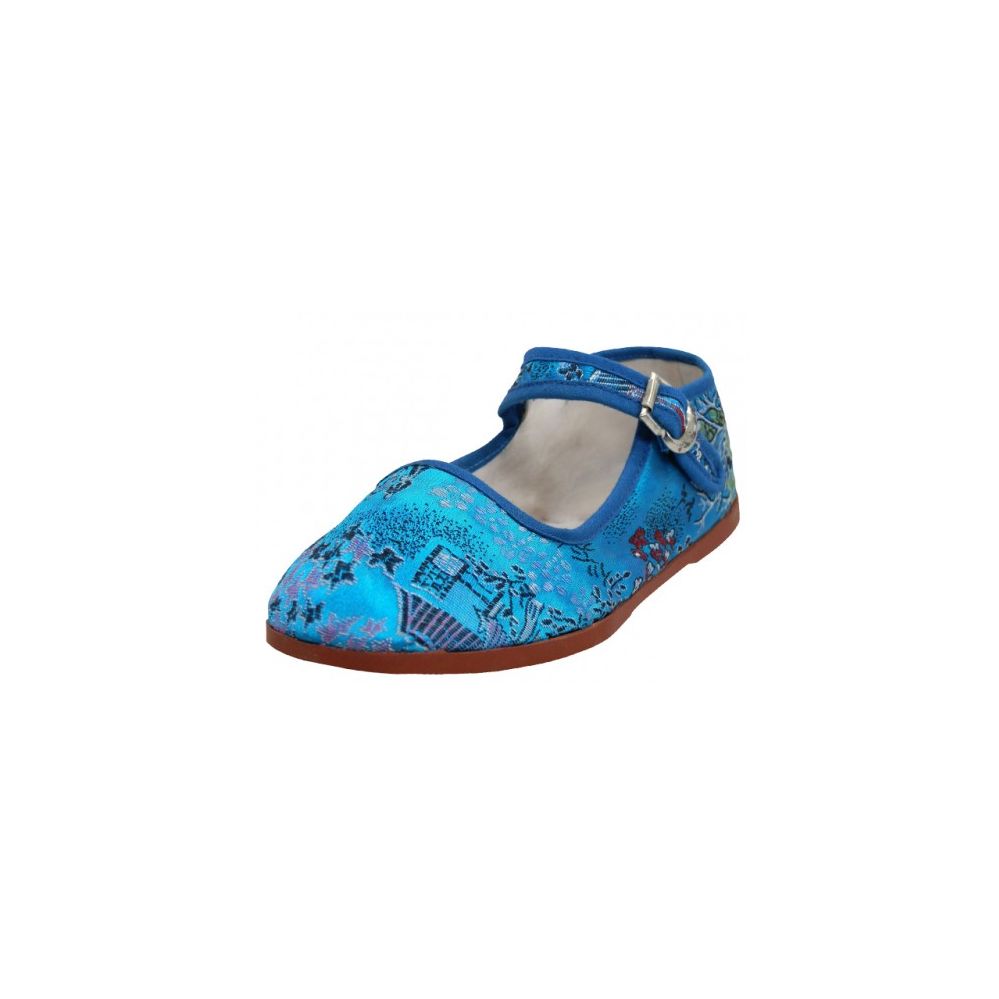 Wholesale Footwear Toddlers' Brocade Mary Janes ( Turquoise Color Only)