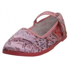 Wholesale Footwear Child's Brocade Mary Janes In Pink