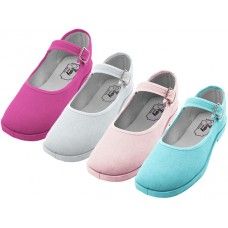 Wholesale Footwear Girl's Cotton Mary Jane Shoes Assorted Colors