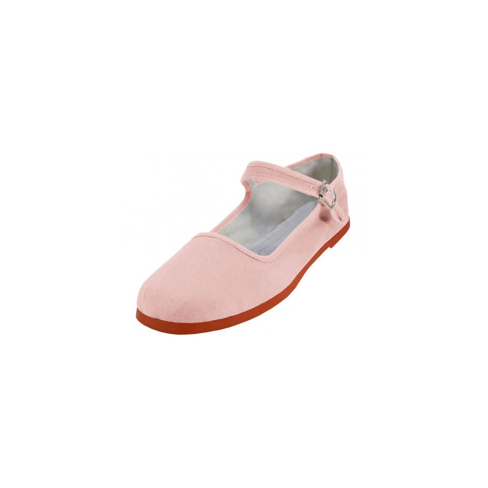Wholesale Footwear Women's Canvas Classic Mary Janes (light Pink Color Only)