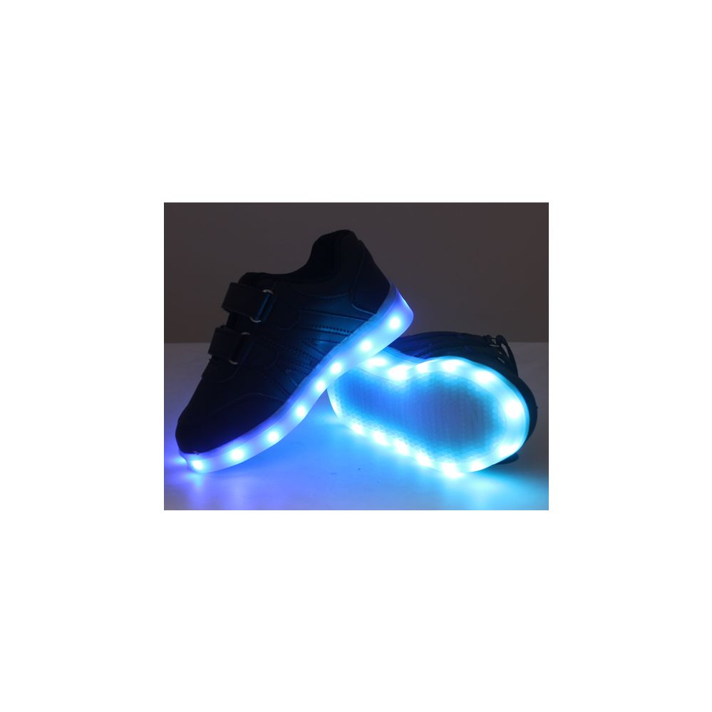 Wholesale Footwear Led Shoes Kids Mix Size ( 18 Pairs ) Black Only