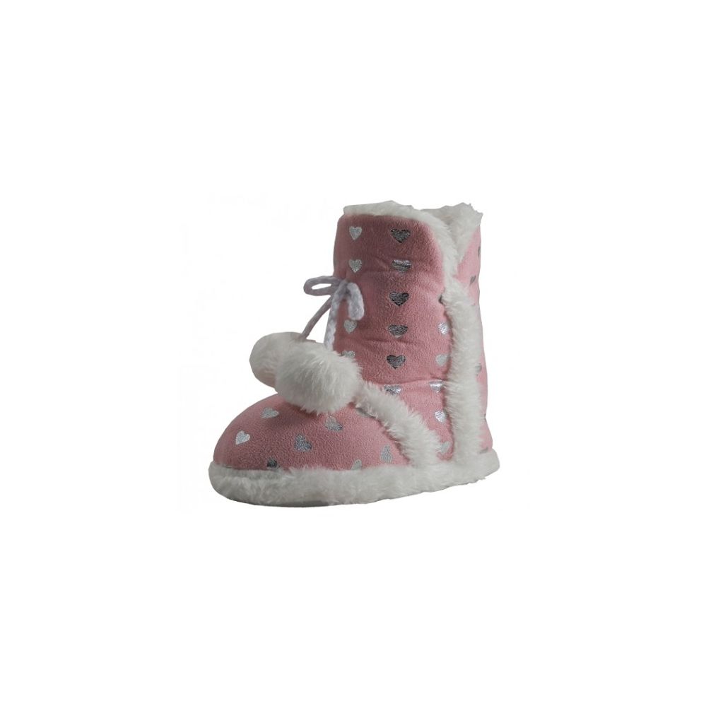 Wholesale Footwear Girls Pom Pom Bedroom Boots