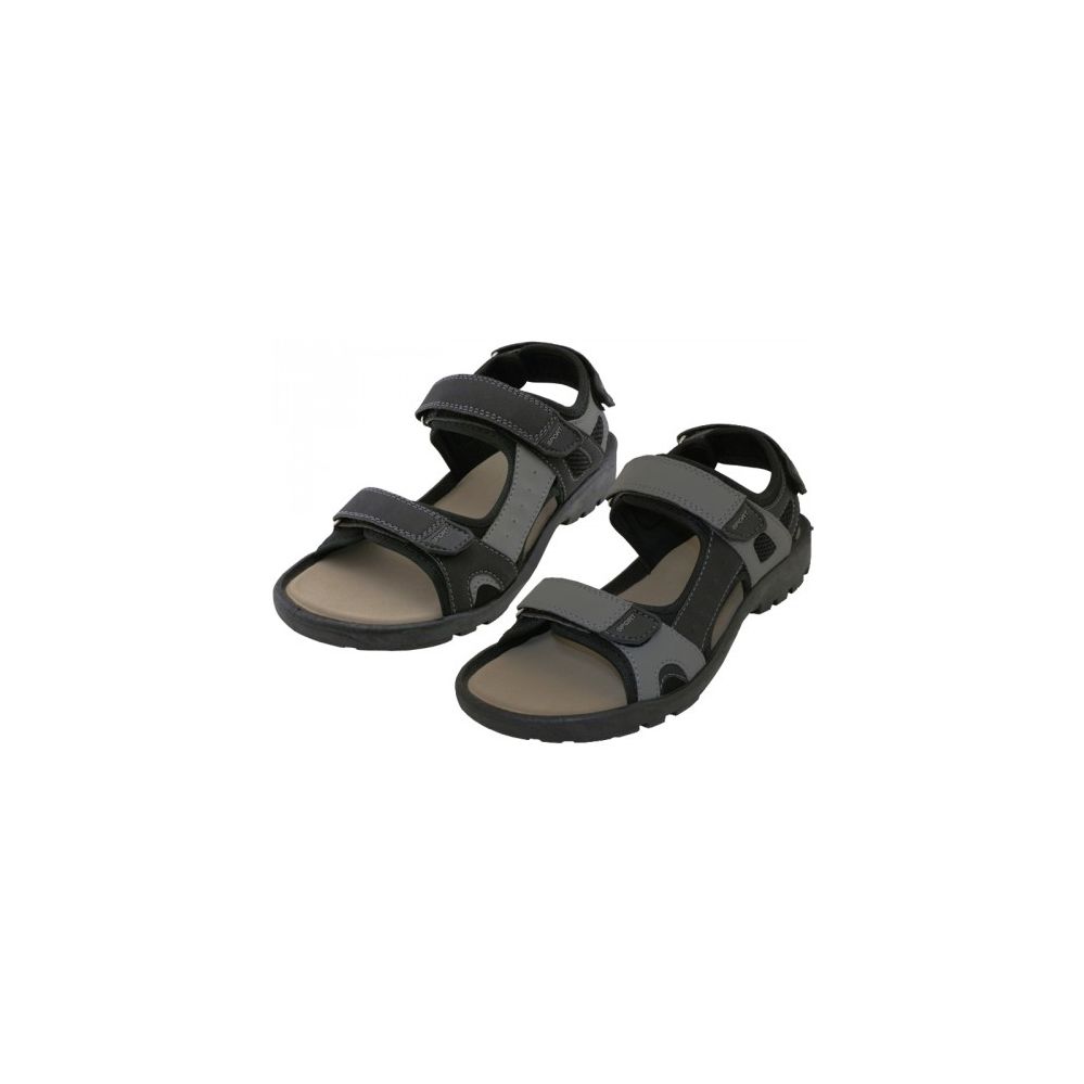 Wholesale Footwear Men's Double Velcro Pu Sandals