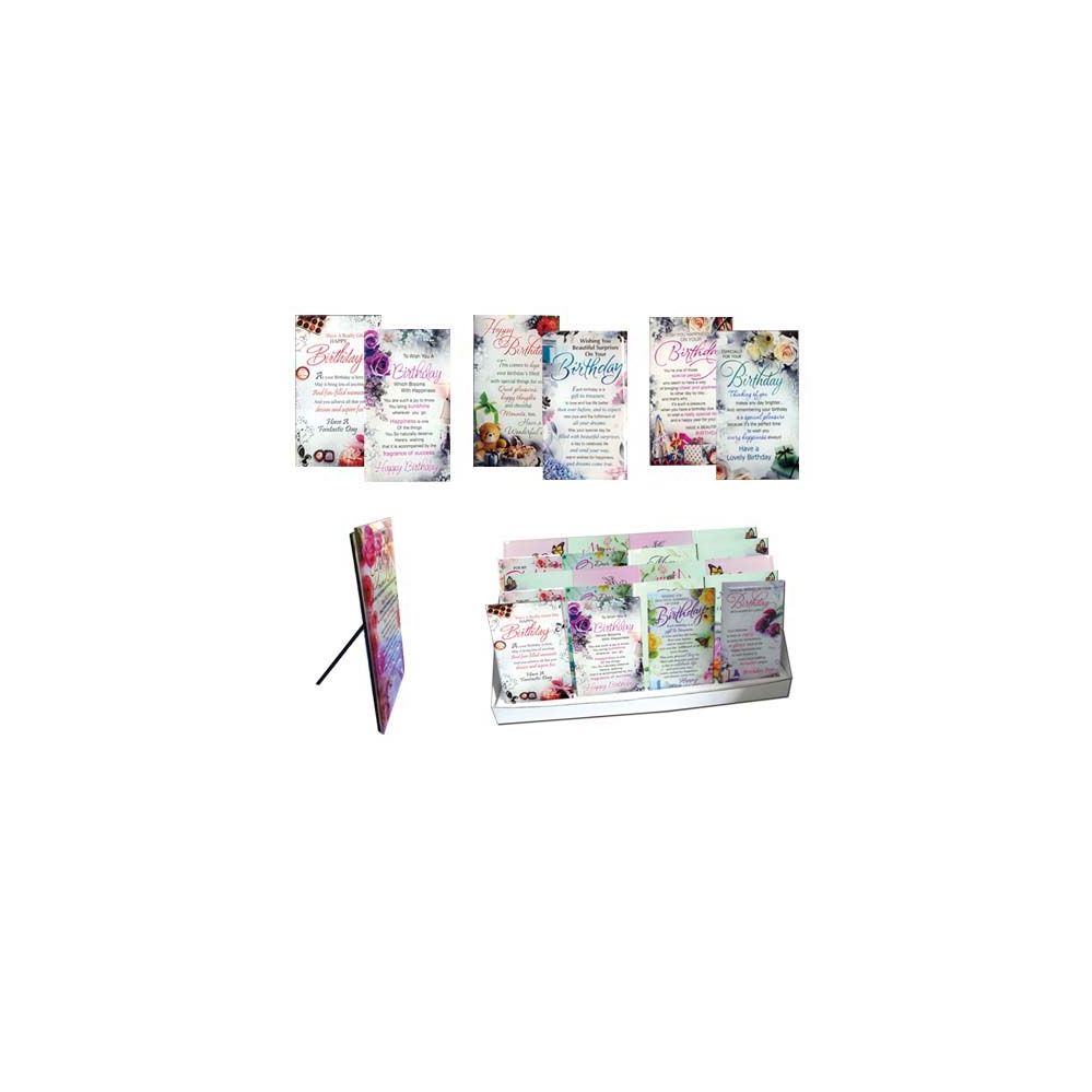 Wholesale Footwear Birthday Plaque 4x6.7"