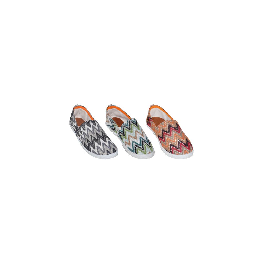 Wholesale Footwear Ladies Printed Slip On Boat Shoes