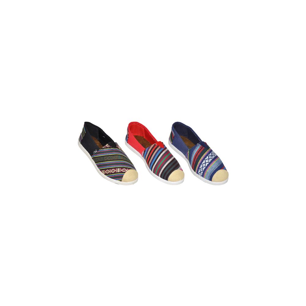 Wholesale Footwear Ladies Colorful Slip On Shoes
