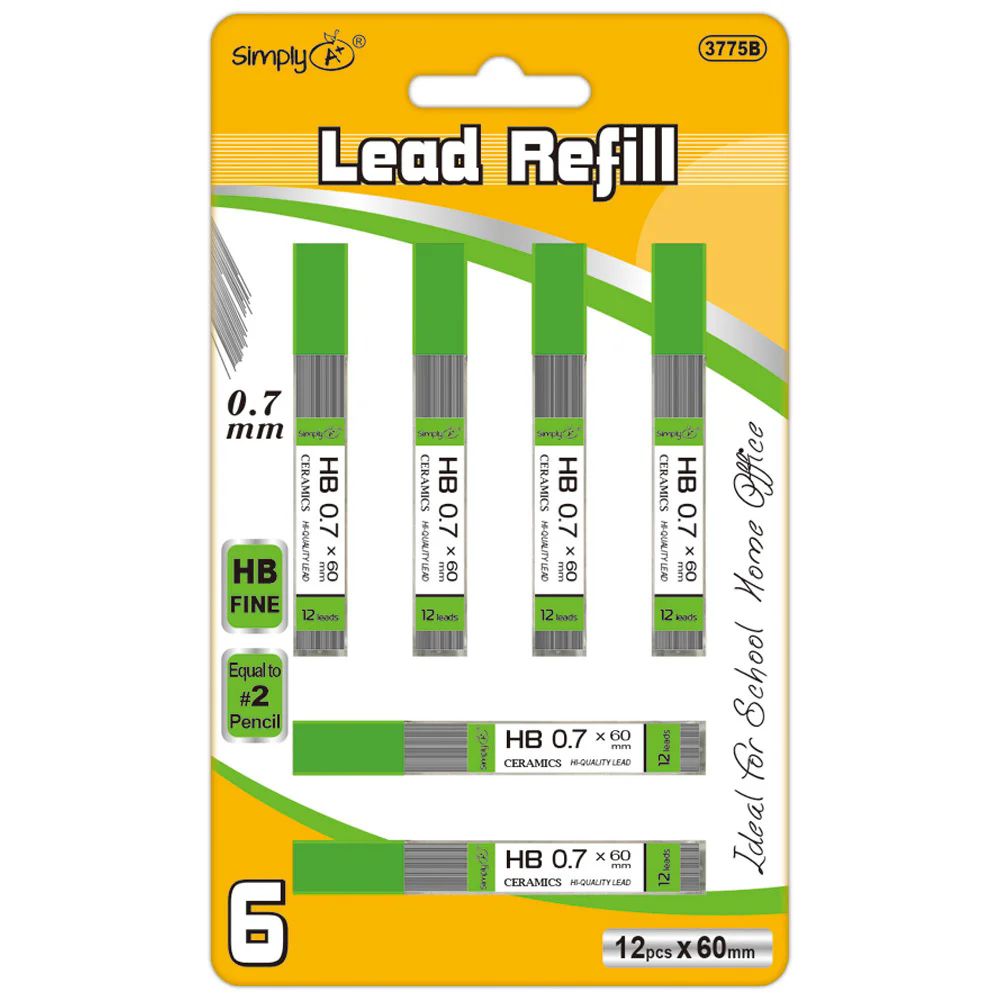 Wholesale Footwear Mechanical Pencil 0.7mm/6 Count